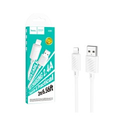 Cabo Lightning Hoco X88 Gratified 2.4A 2m Branco